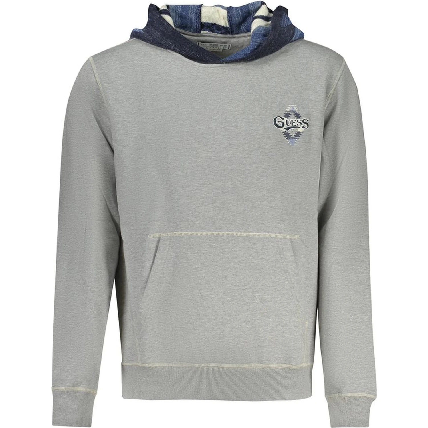 Gray Cotton Men Sweater