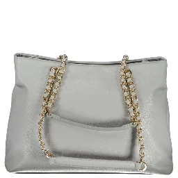 Grigio Polyurethane Women Shoulder Bag