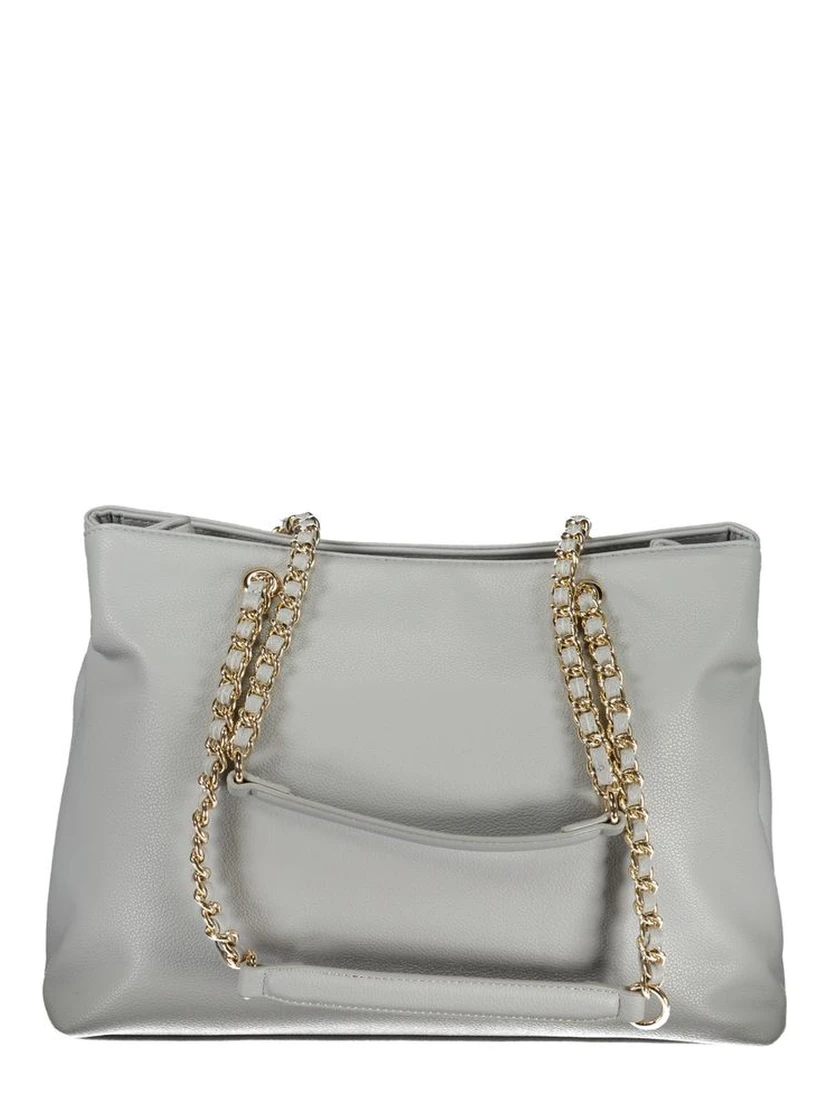 Grigio Polyurethane Women Shoulder Bag