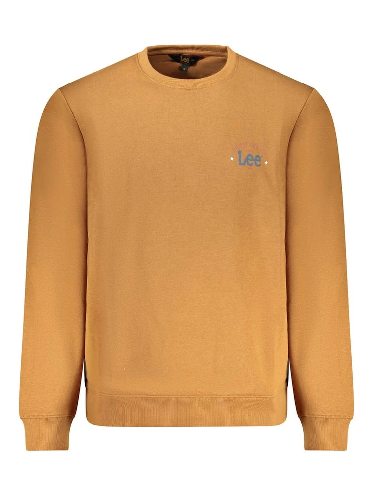 Brown Cotton Men Sweater