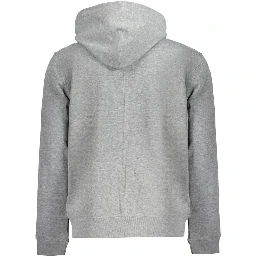 Gray Polyester Men Sweater