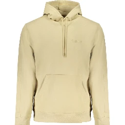 Beige Cotton Men Sweater