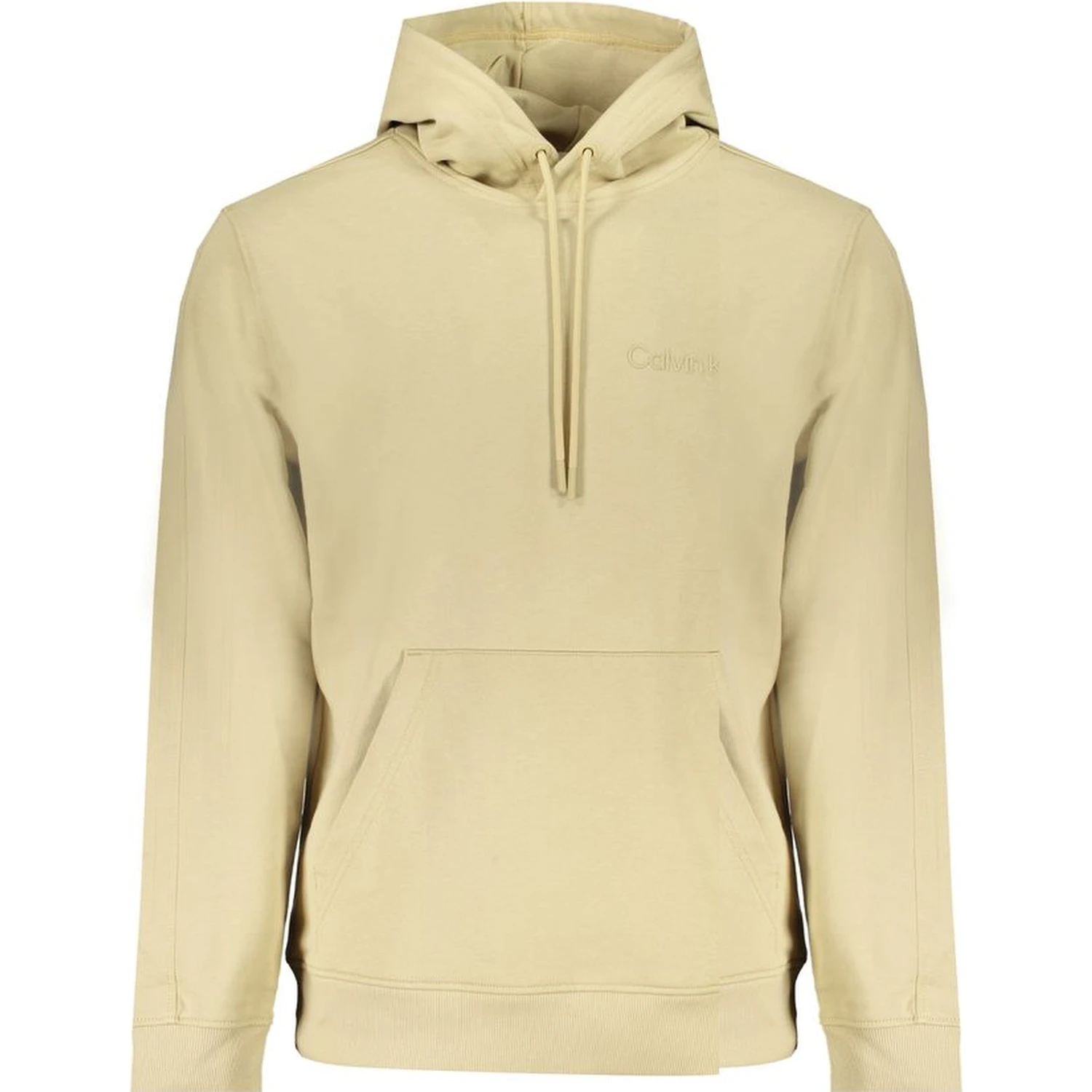 Beige Cotton Men Sweater