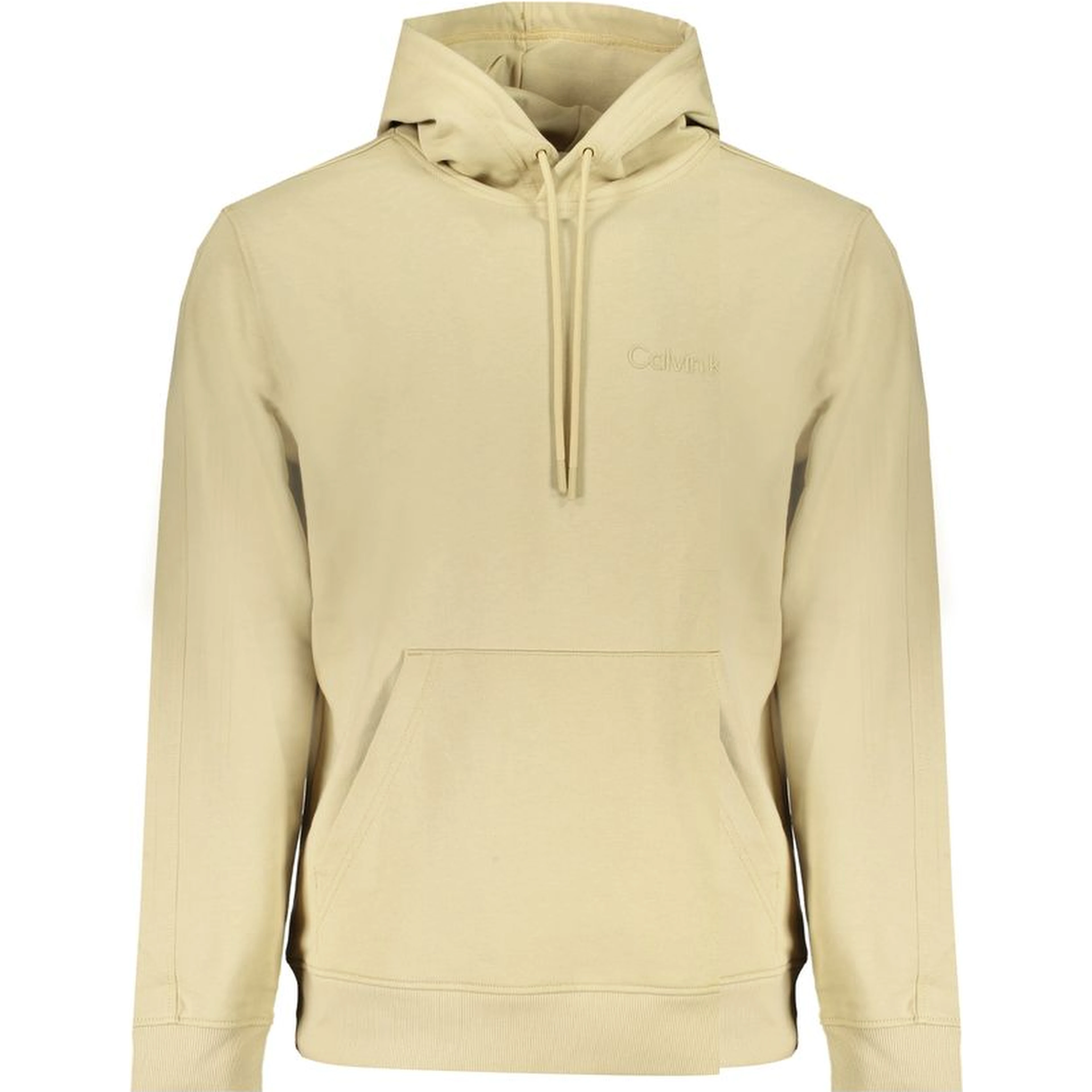 Beige Cotton Men Sweater