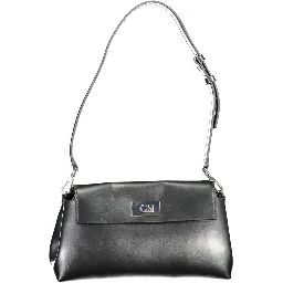 Black Polyester Handbag