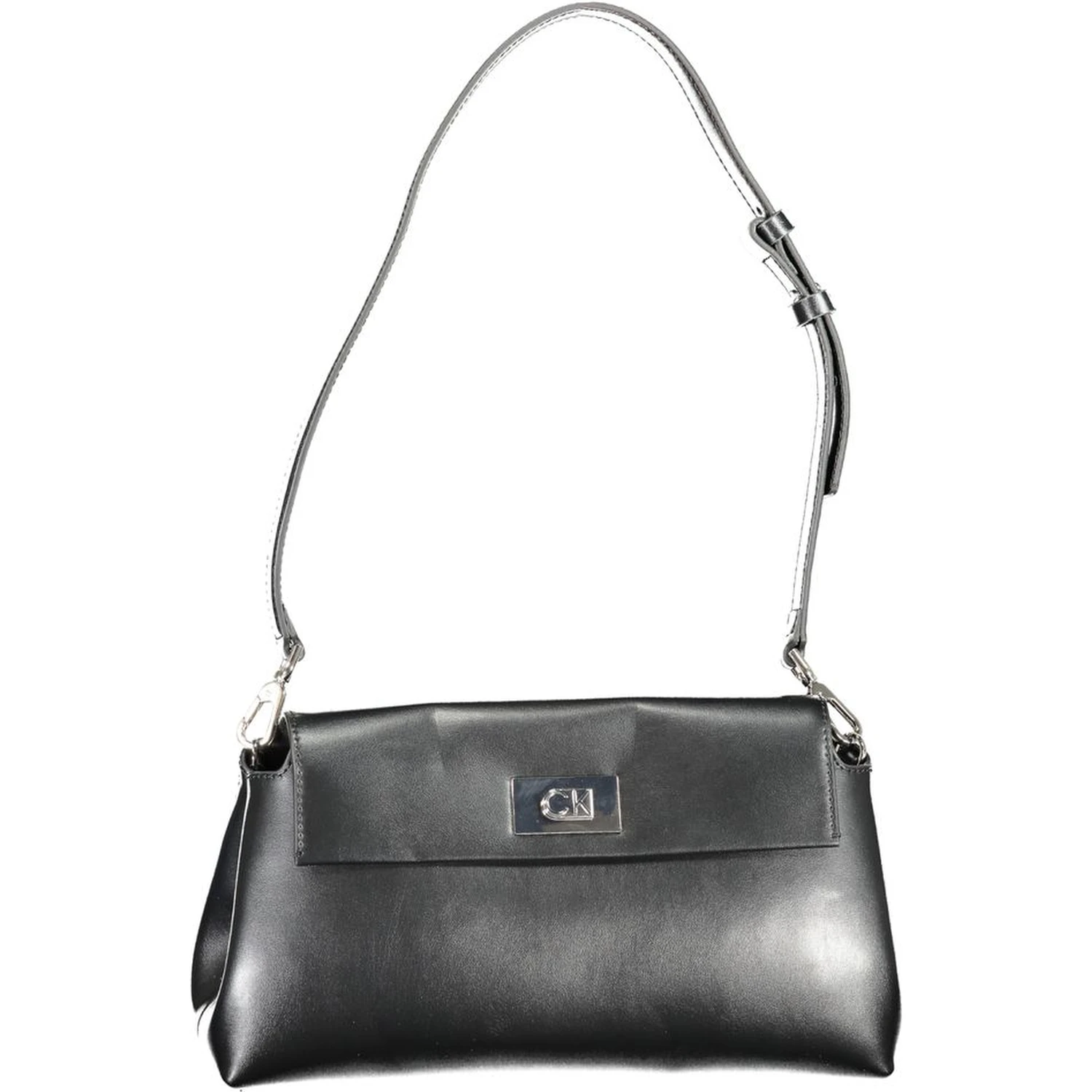 Black Polyester Handbag