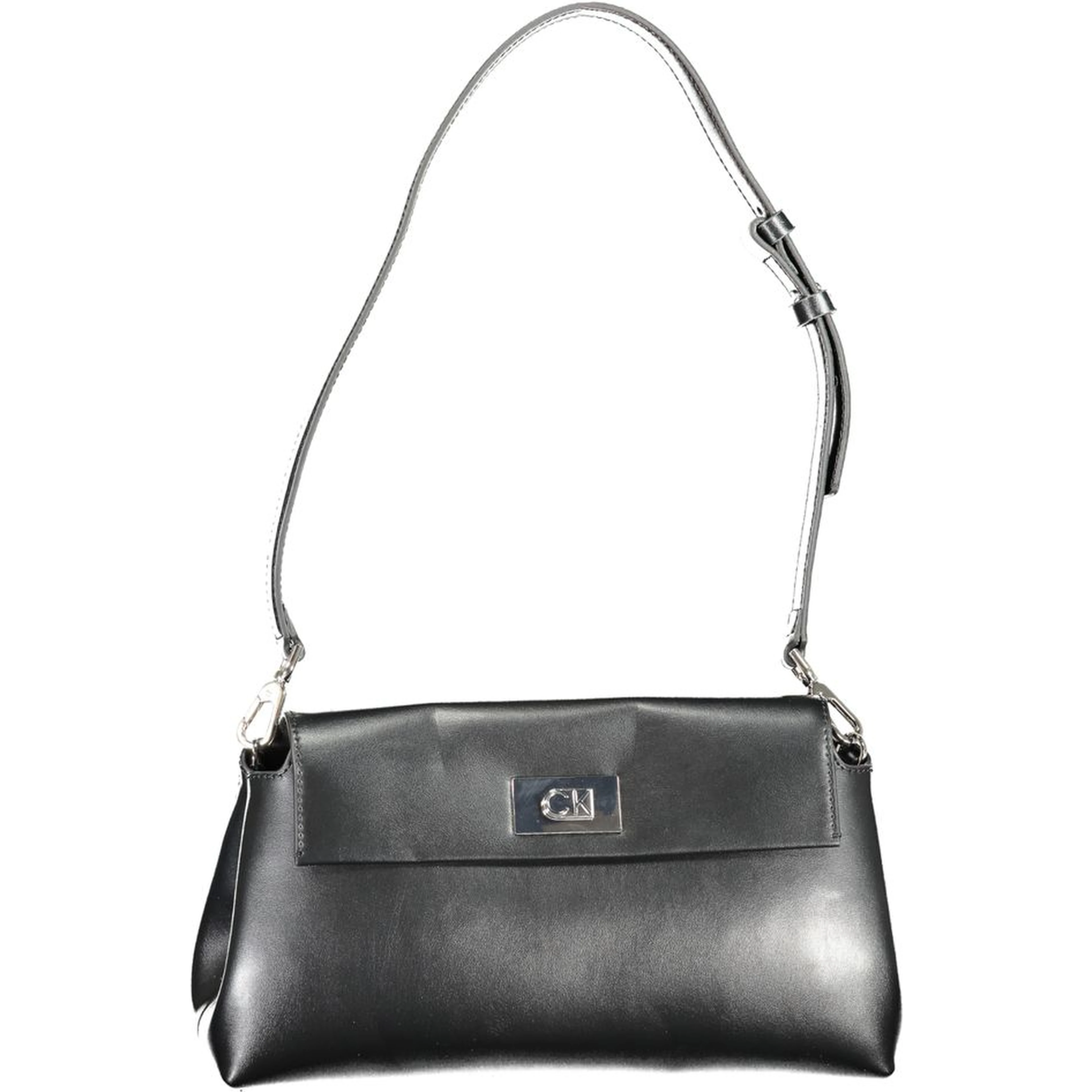 Black Polyester Handbag