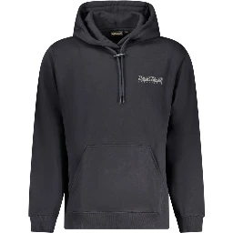Black Cotton Men Sweater