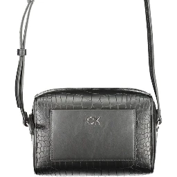Black Polyester Handbag