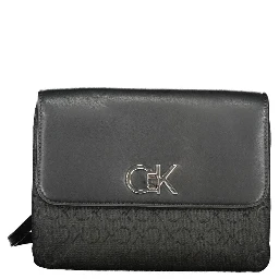 Nero Polyurethane Woman Shoulder Bag