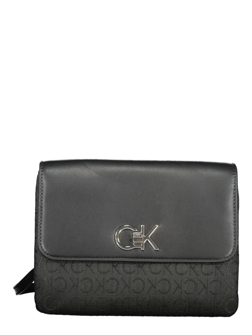 Nero Polyurethane Woman Shoulder Bag