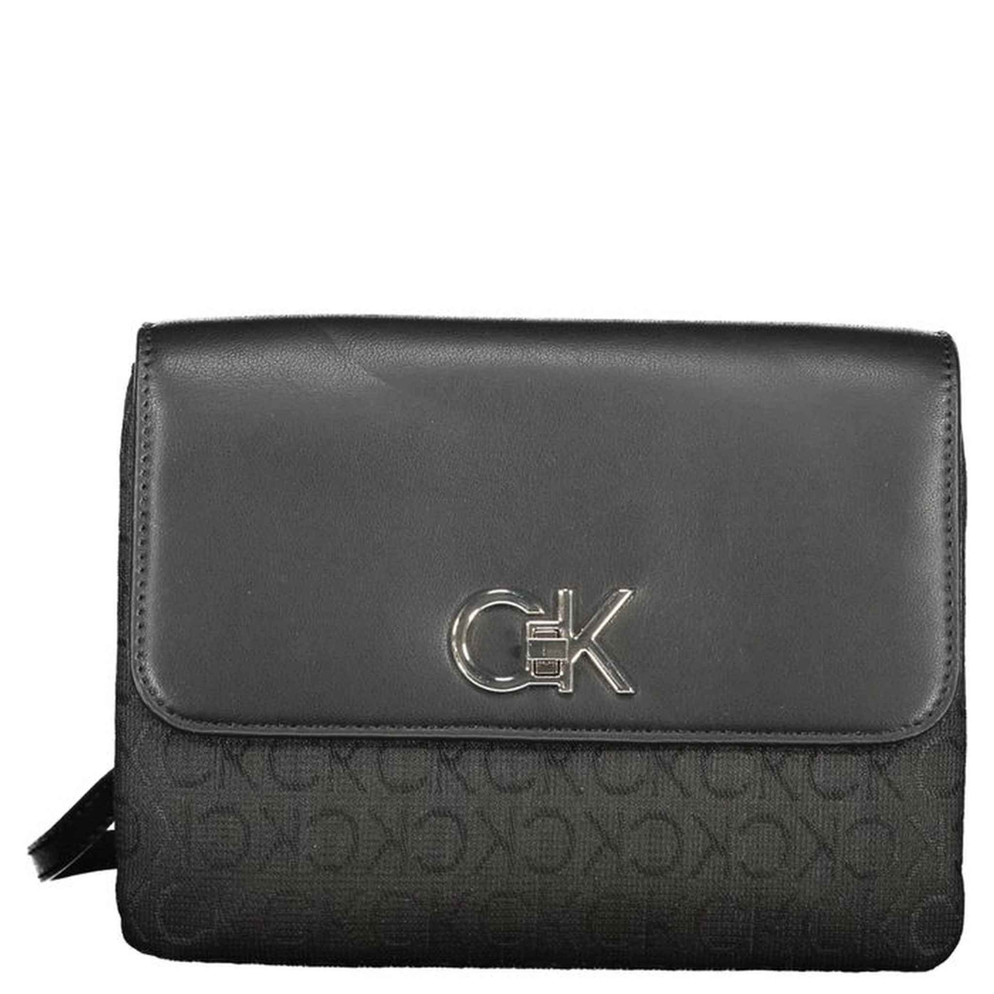 Nero Polyurethane Woman Shoulder Bag