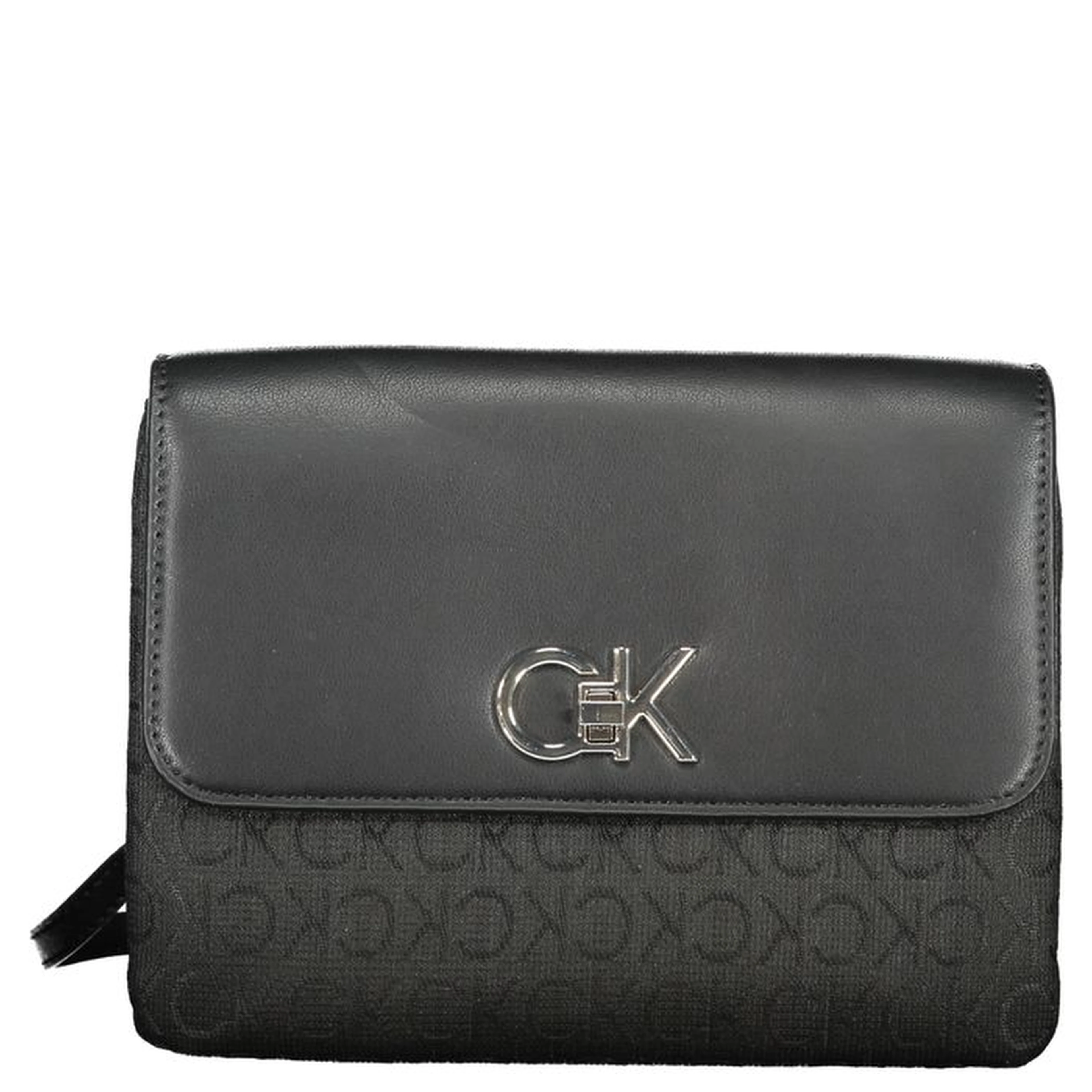 Nero Polyurethane Woman Shoulder Bag