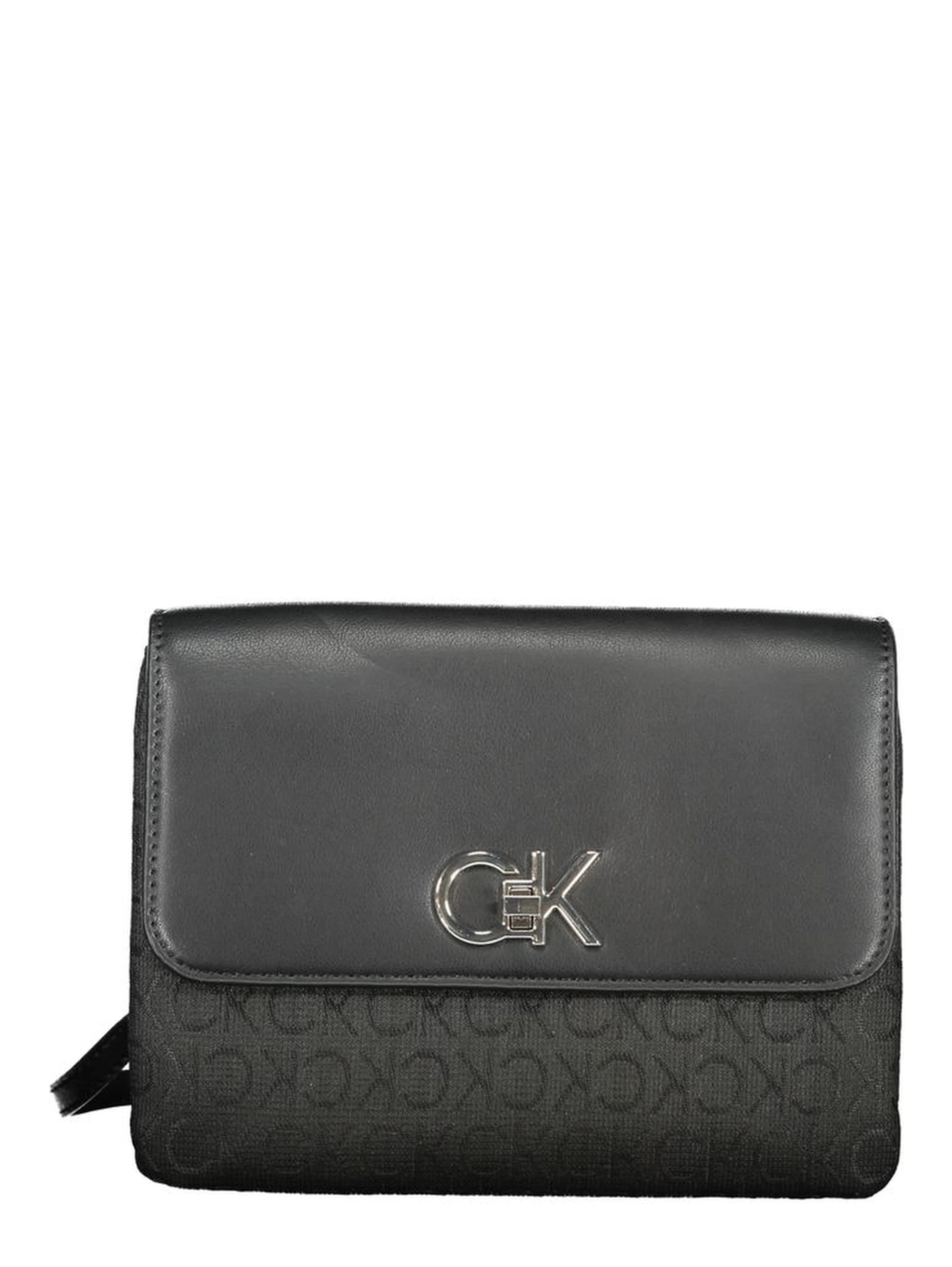 Nero Polyurethane Woman Shoulder Bag