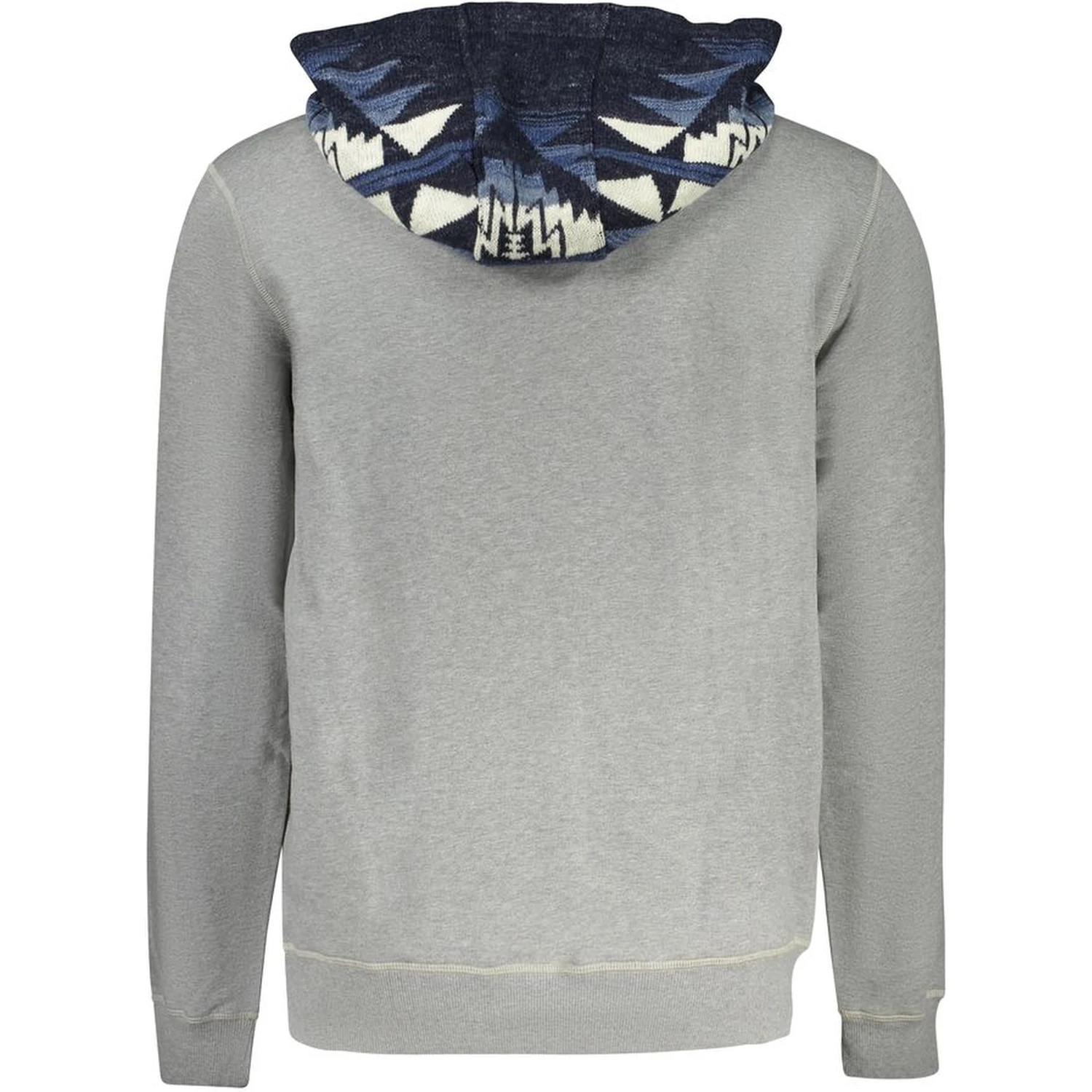 Gray Cotton Men Sweater