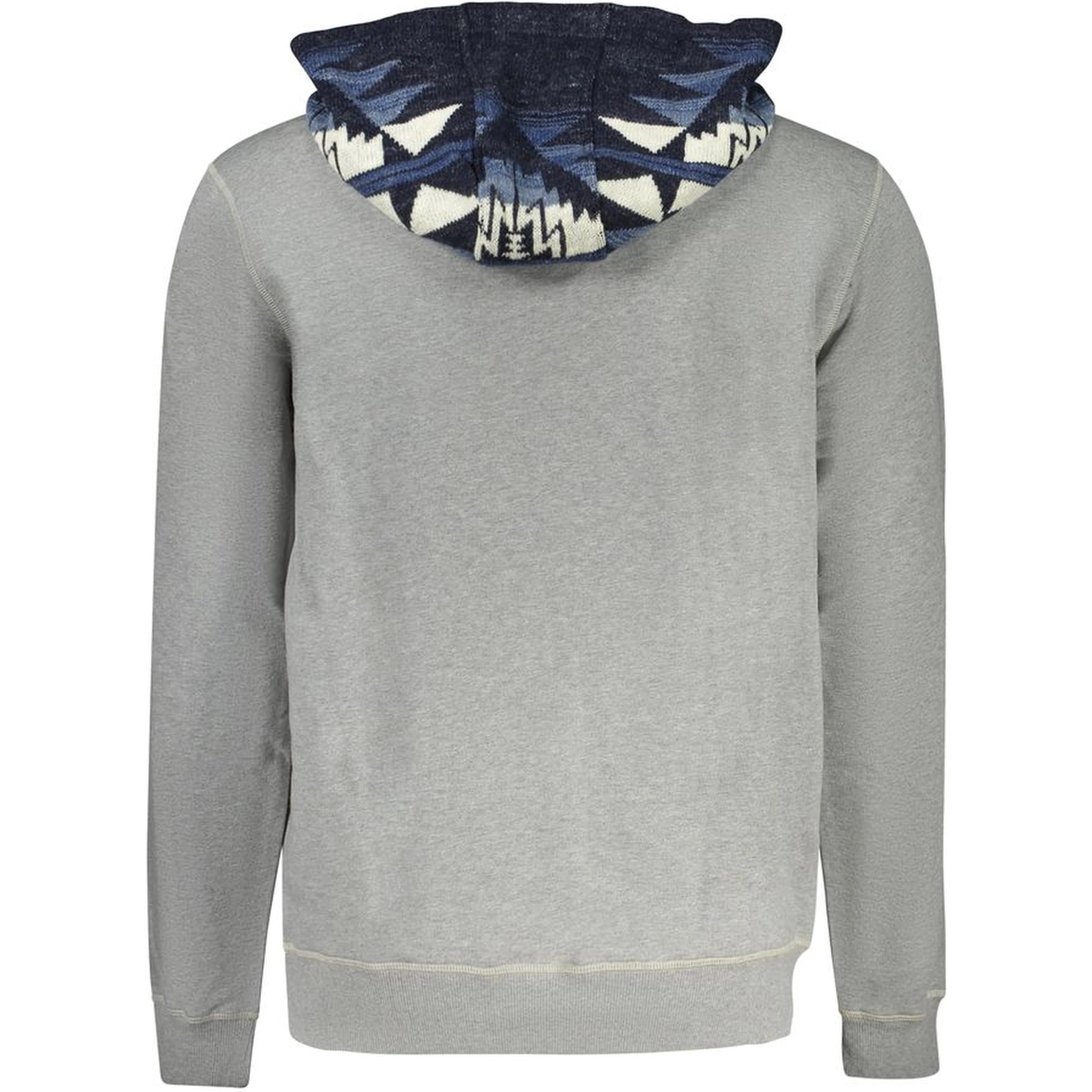 Gray Cotton Men Sweater