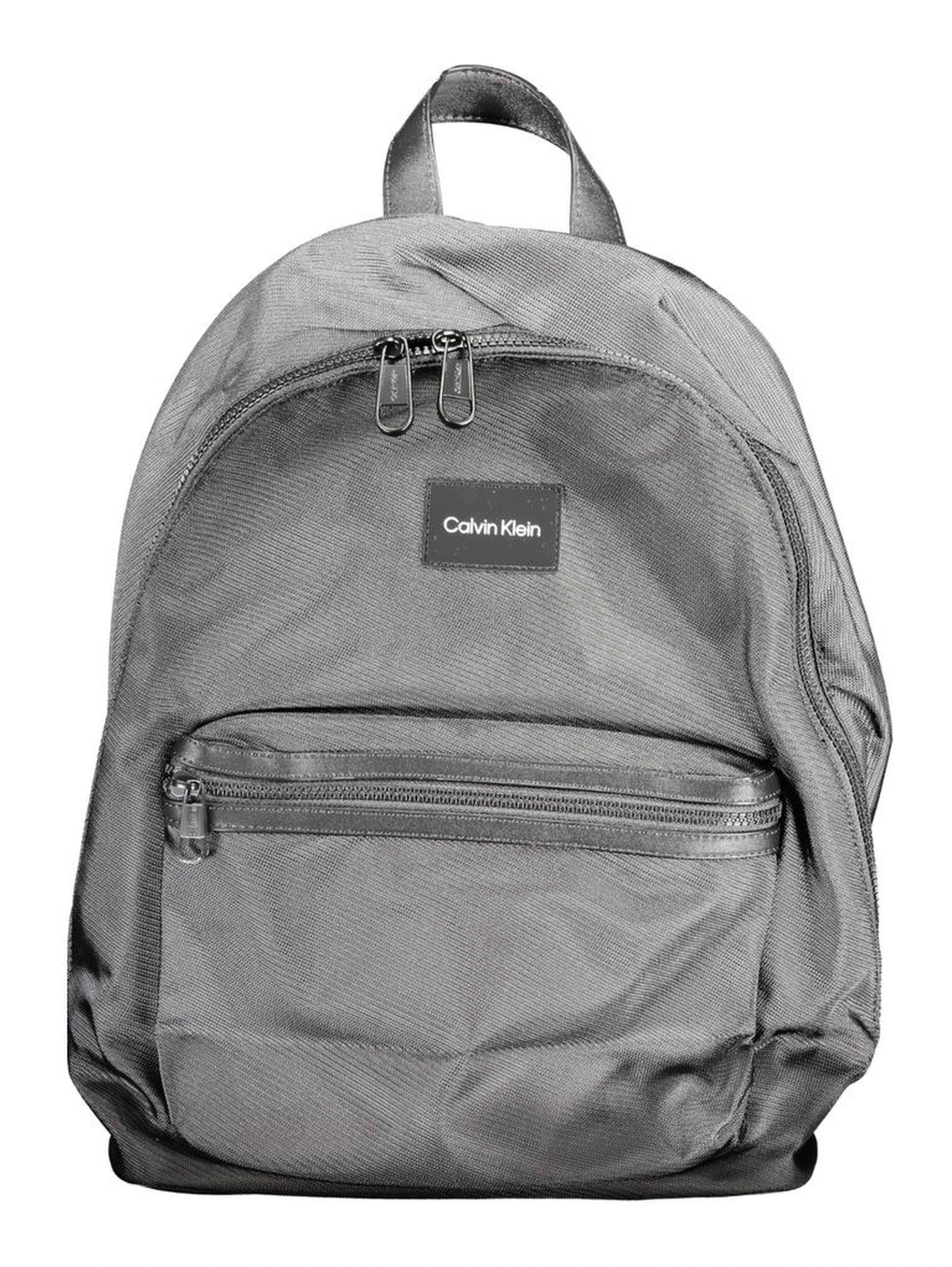 Black Polyester Backpack