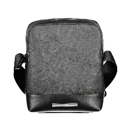 Black Polyester Shoulder Bag
