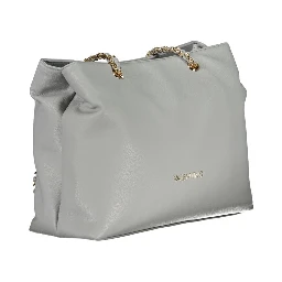 Grigio Polyurethane Women Shoulder Bag