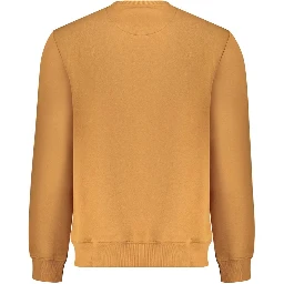 Brown Cotton Men Sweater