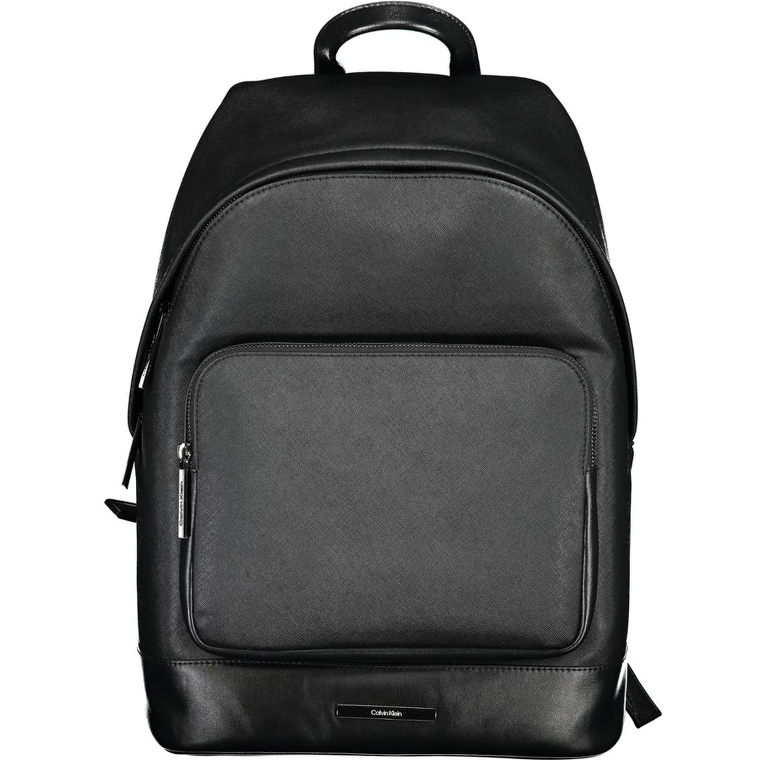 Black Polyester Backpack