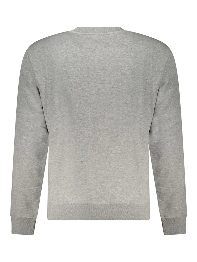 Gray Cotton Men Sweater