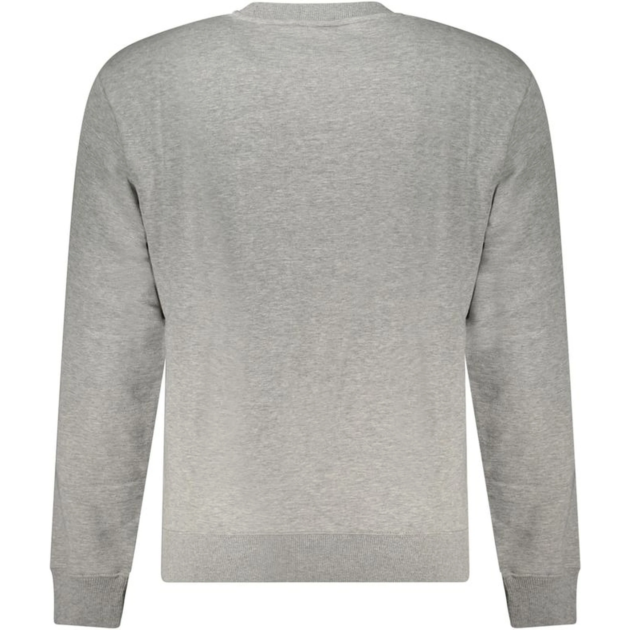 Gray Cotton Men Sweater