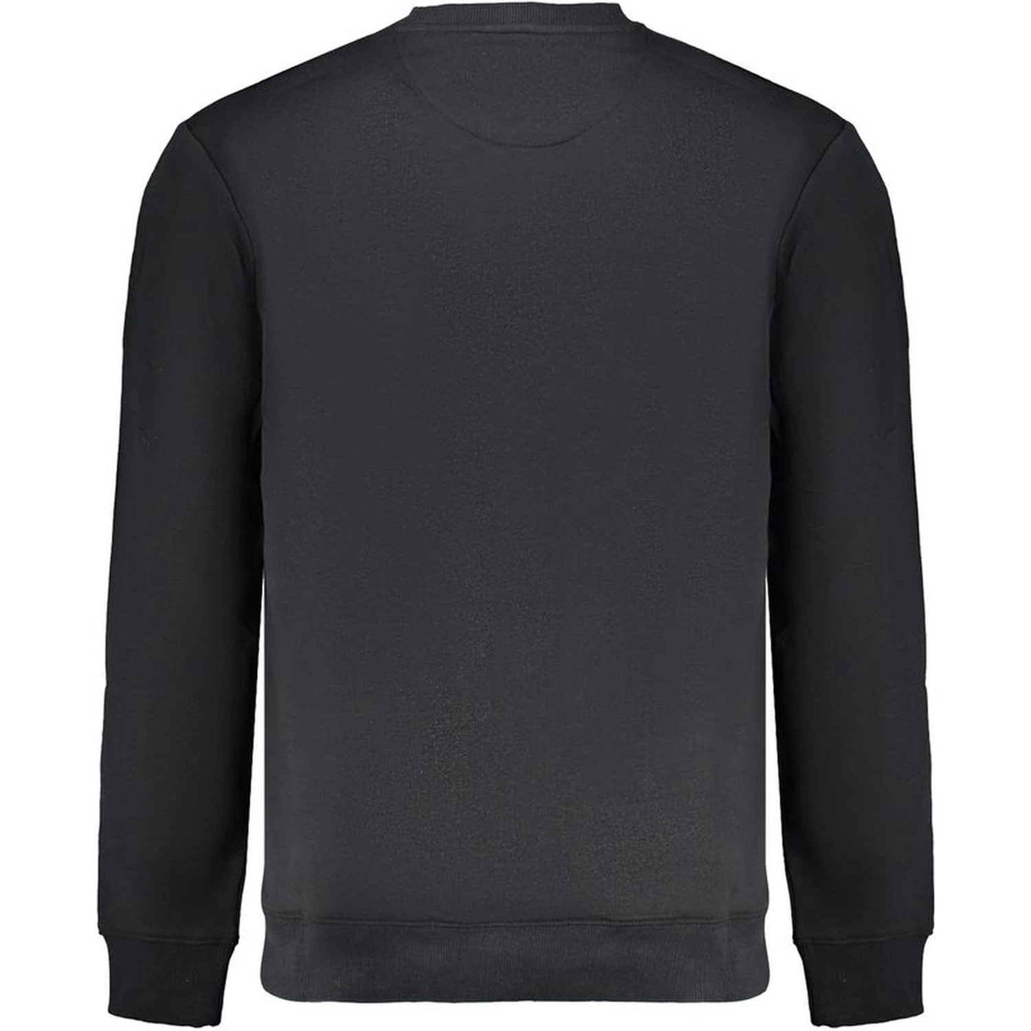 Black Cotton Men Sweater