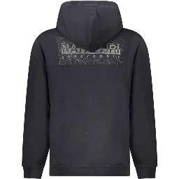 Black Cotton Men Sweater
