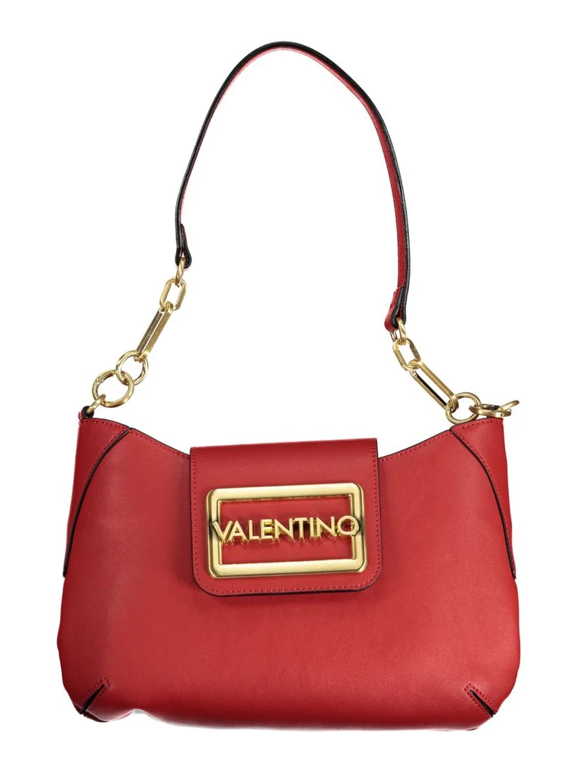 Red Polyethylene Women Handbag