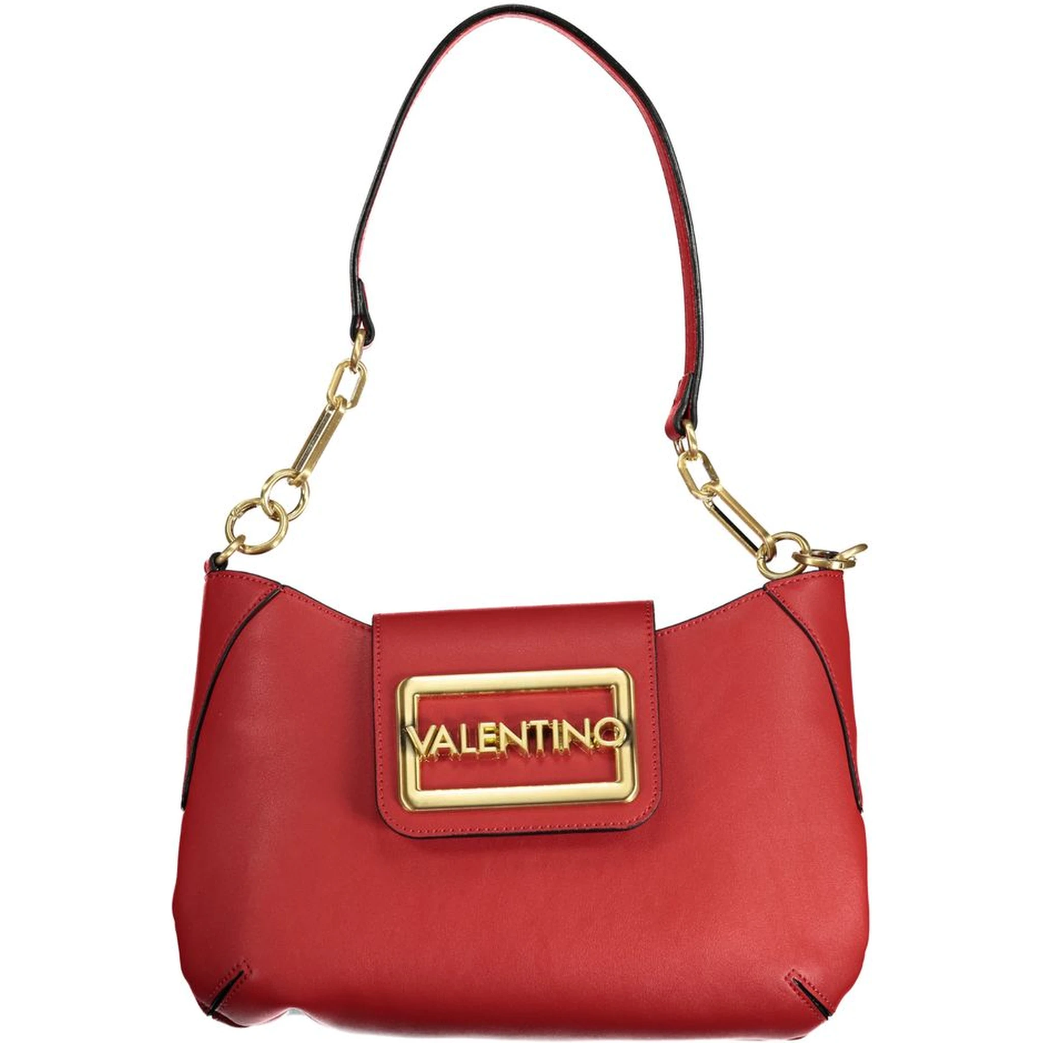Red Polyethylene Women Handbag