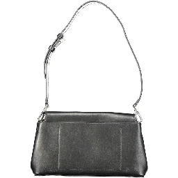 Black Polyester Handbag