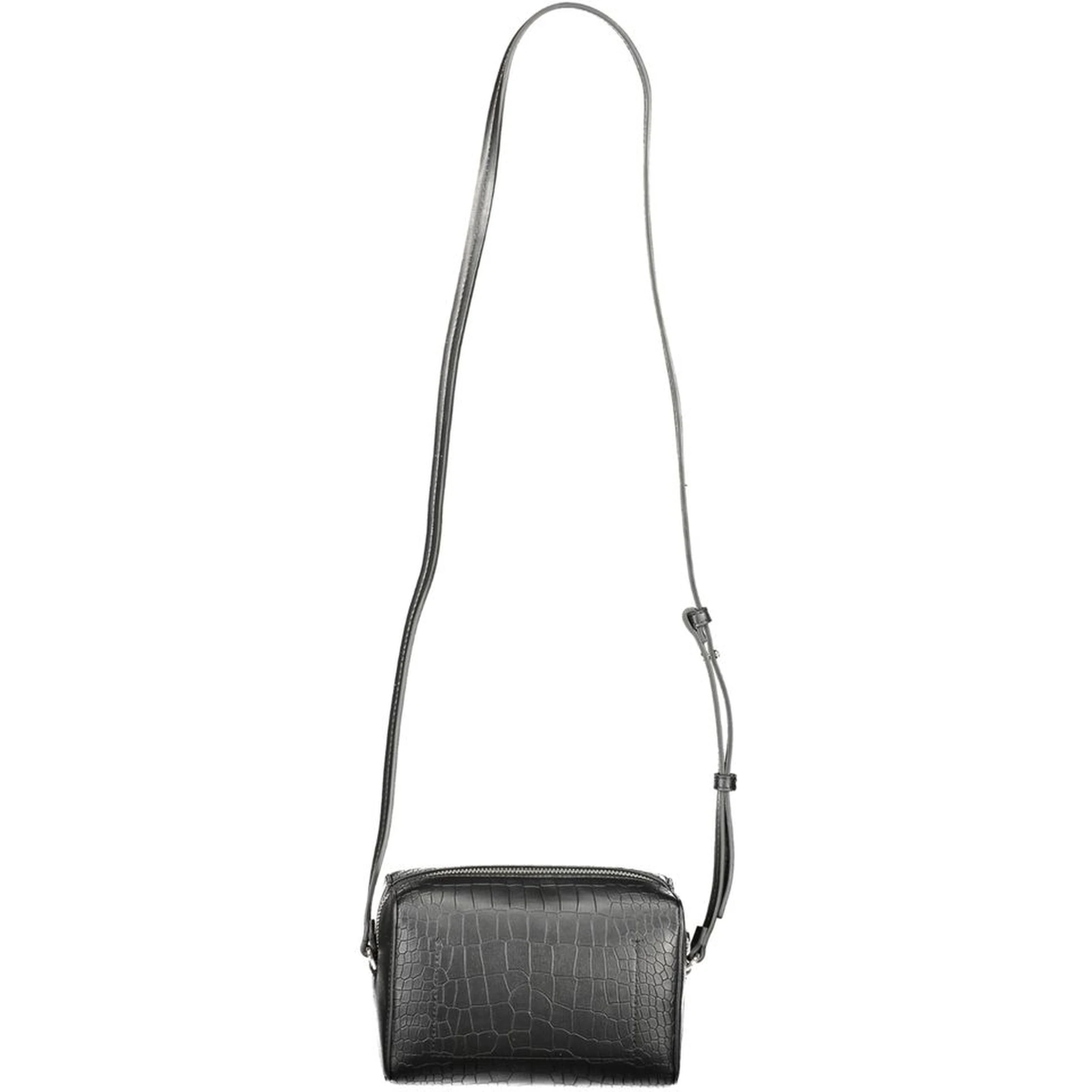 Black Polyester Handbag