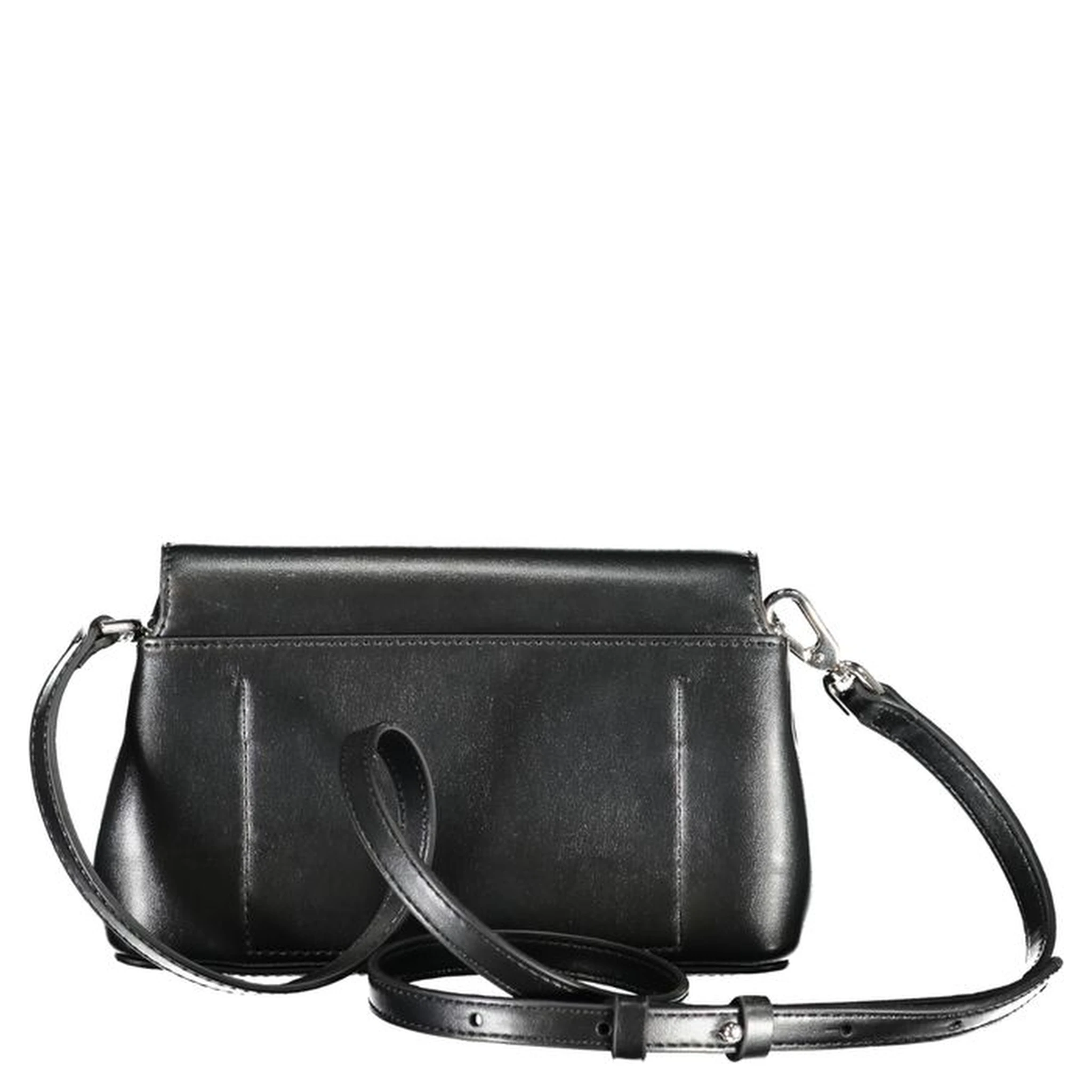 Black Polyester Handbag
