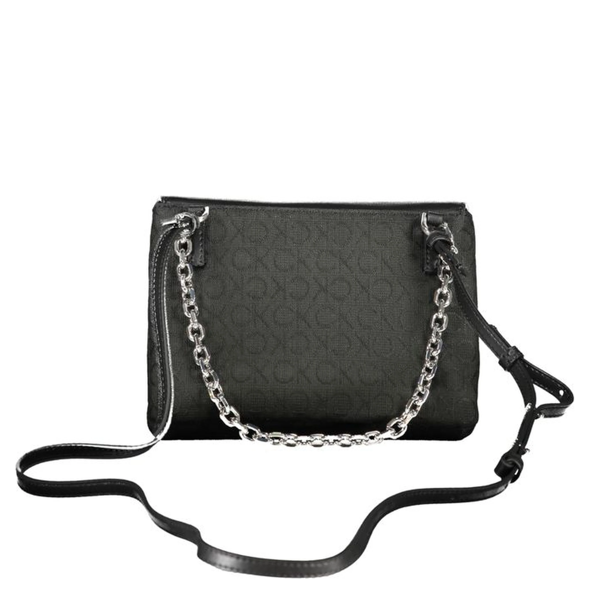 Nero Polyurethane Woman Shoulder Bag