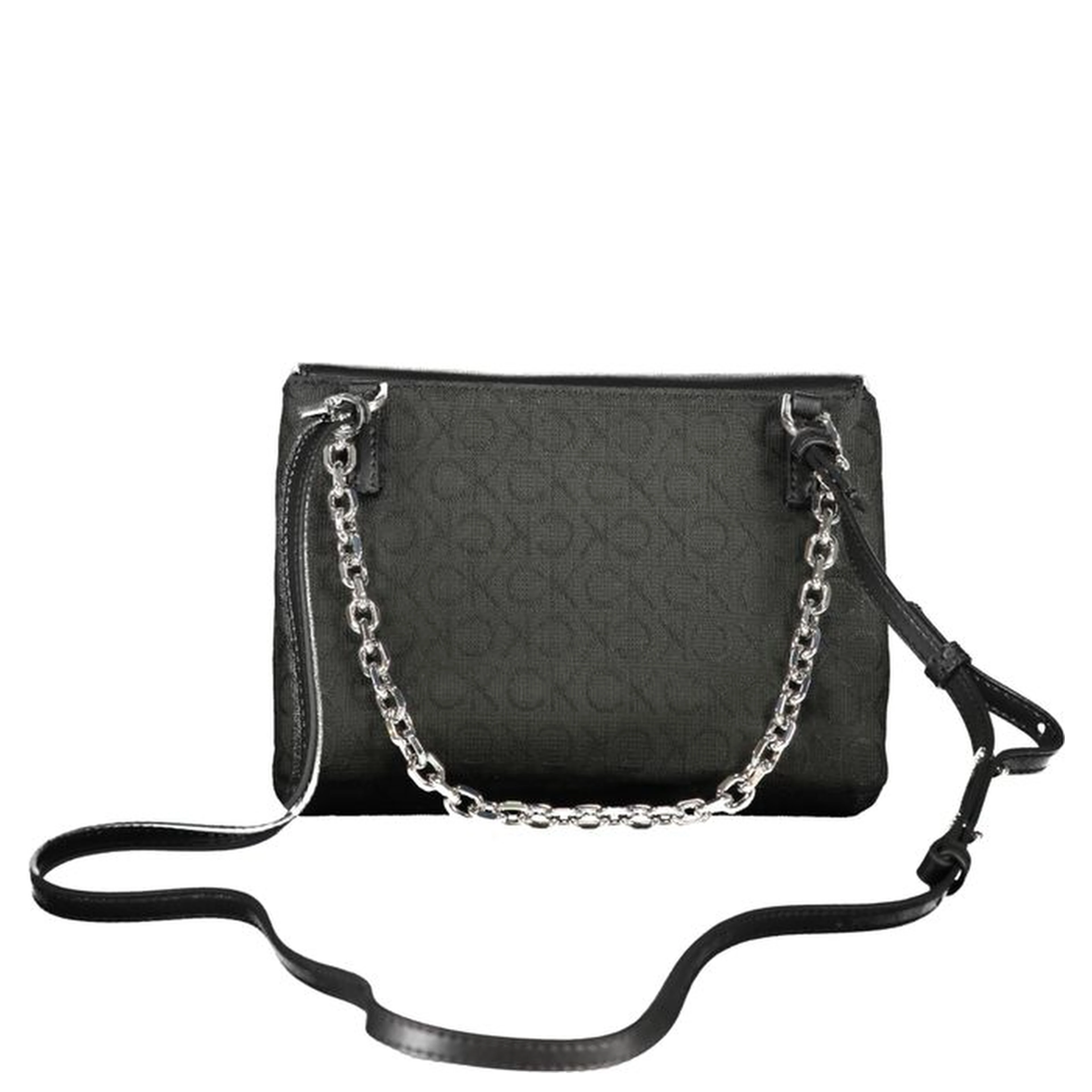 Nero Polyurethane Woman Shoulder Bag