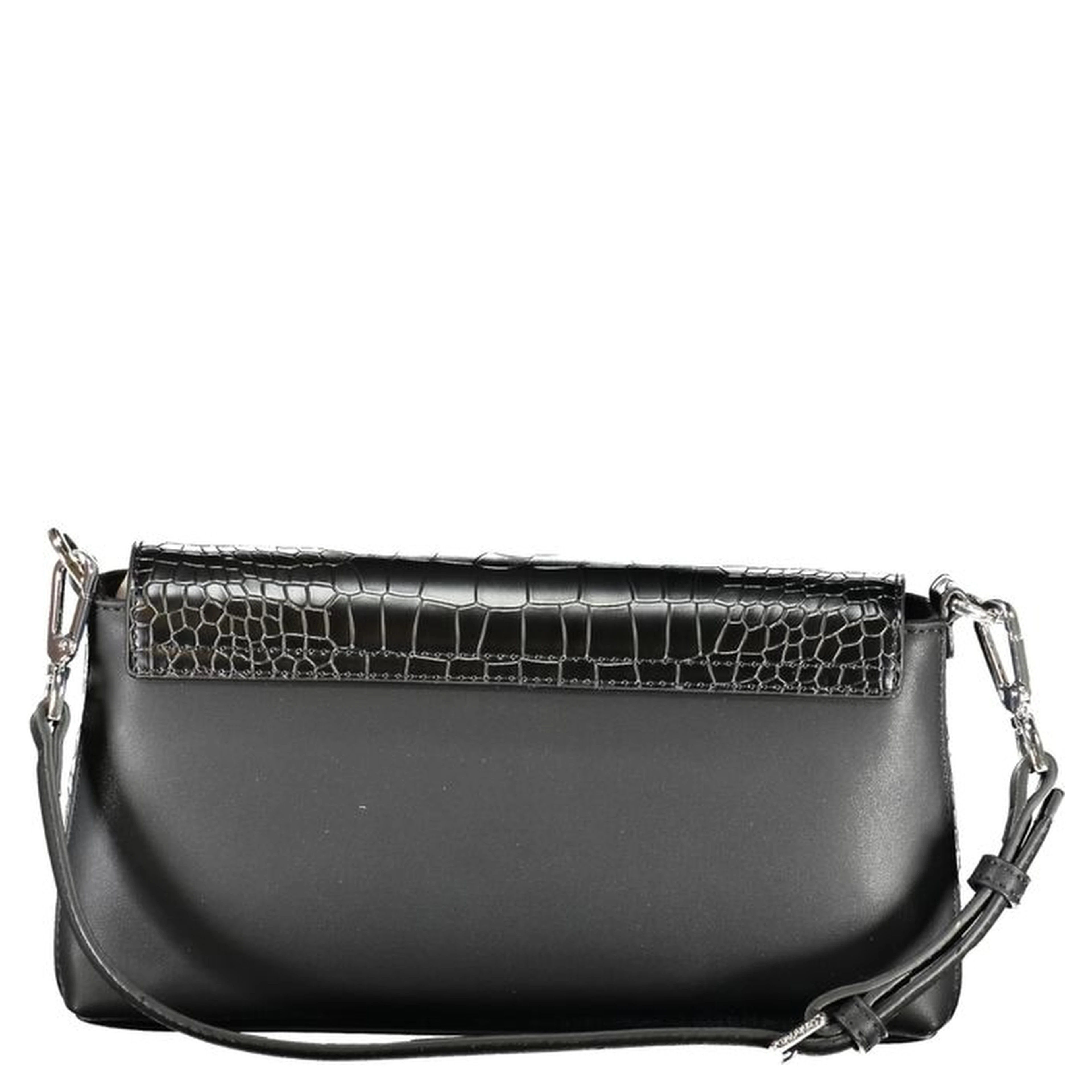 Black Polyester Handbag