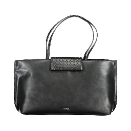 Black Polyester Handbag