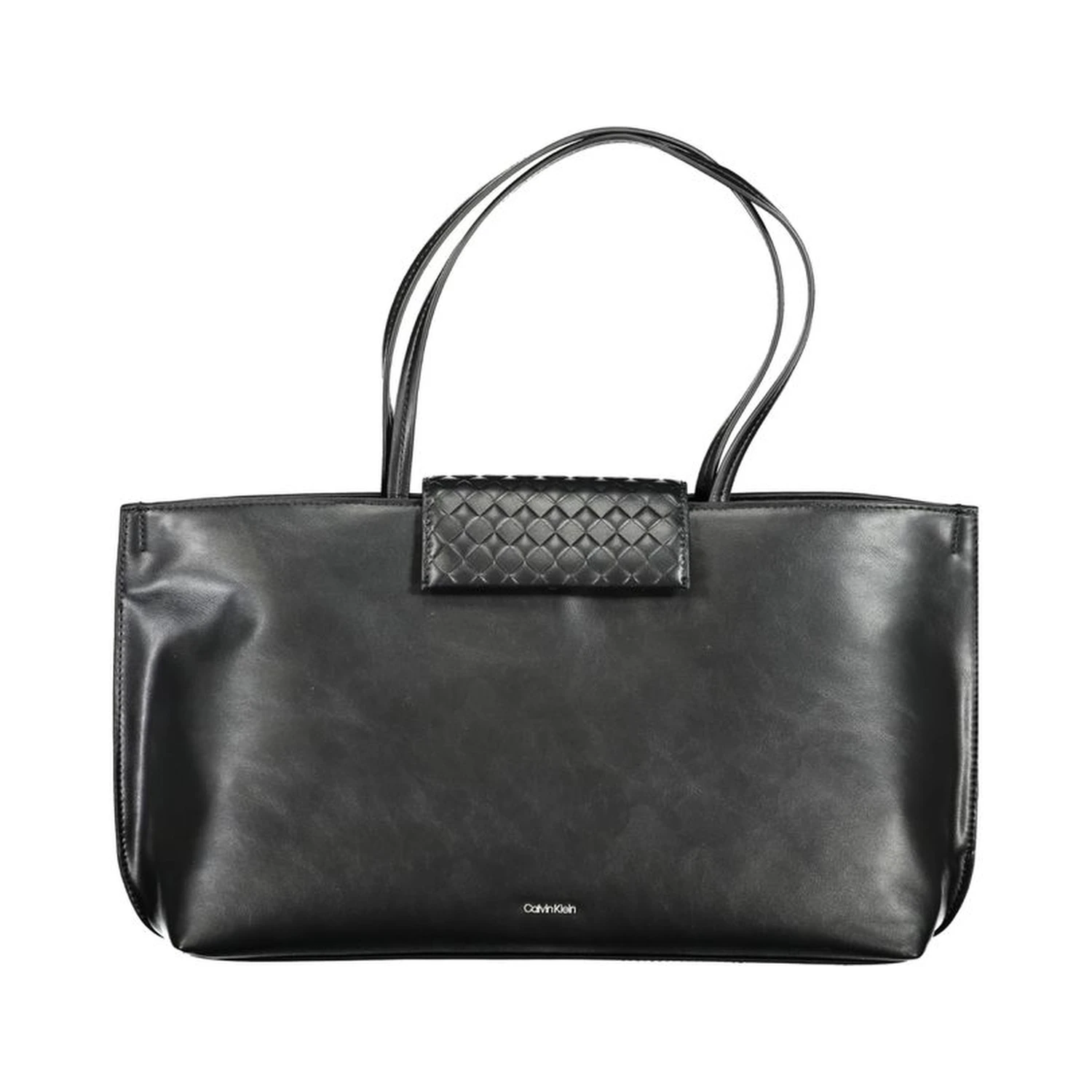 Black Polyester Handbag