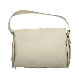 Beige Polyester Handbag