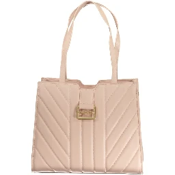 Pink Polyethylene Handbag