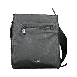 Black Polyester Shoulder Bag