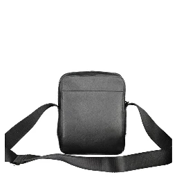 Black Polyester Shoulder Bag