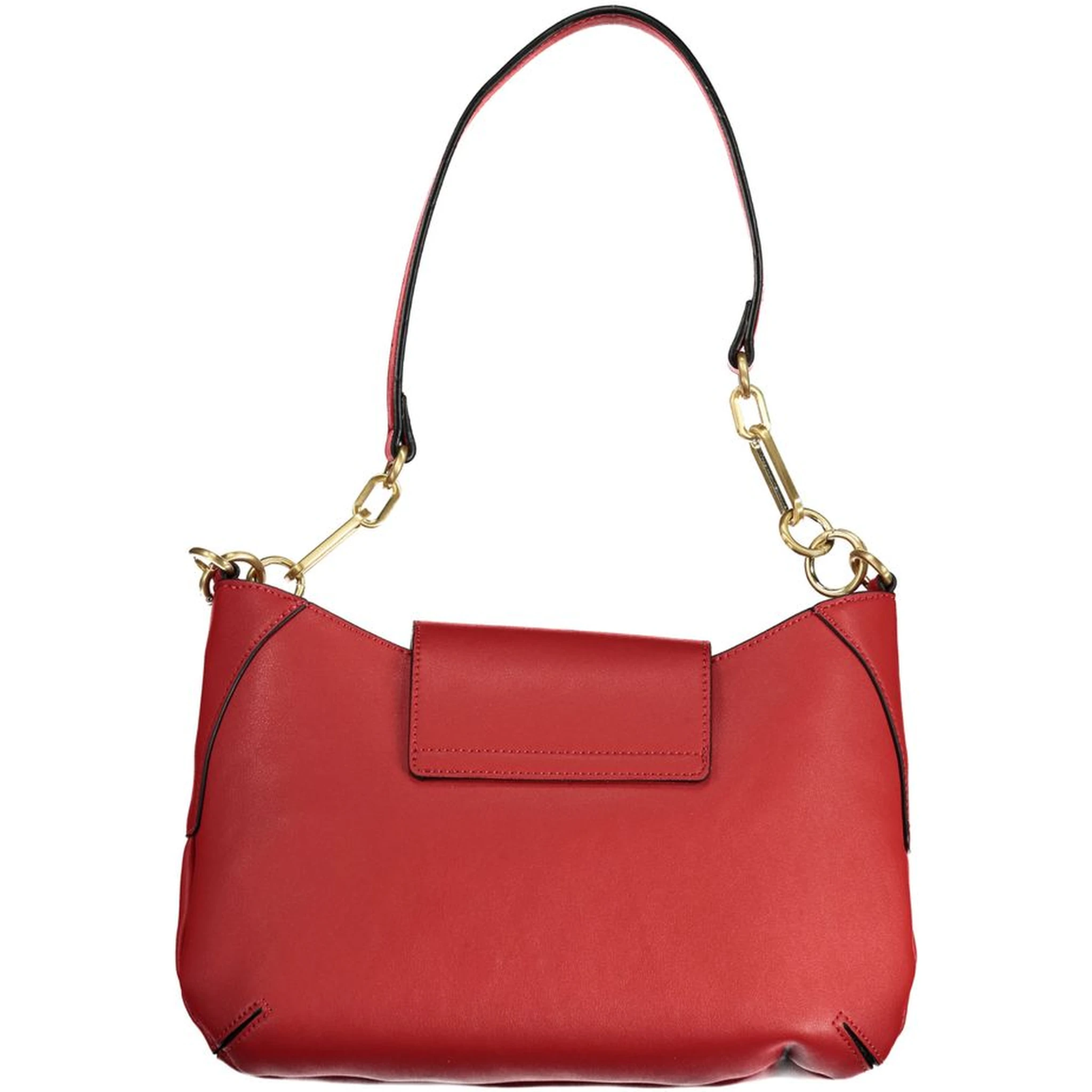 Red Polyethylene Women Handbag