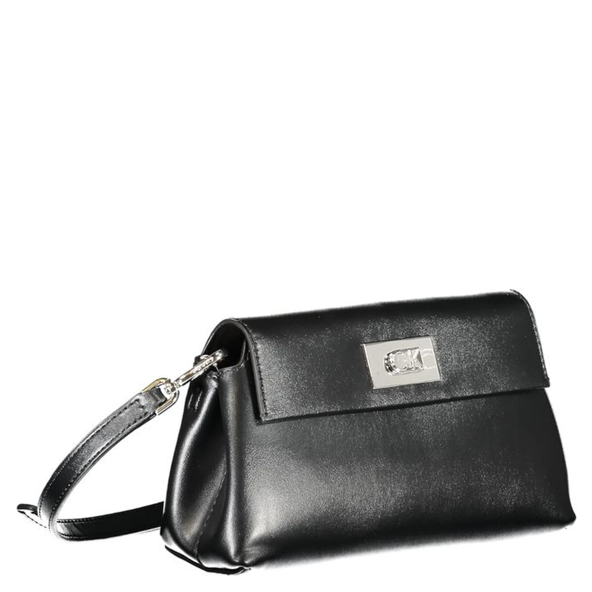 Black Polyester Handbag