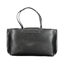 Black Polyester Handbag