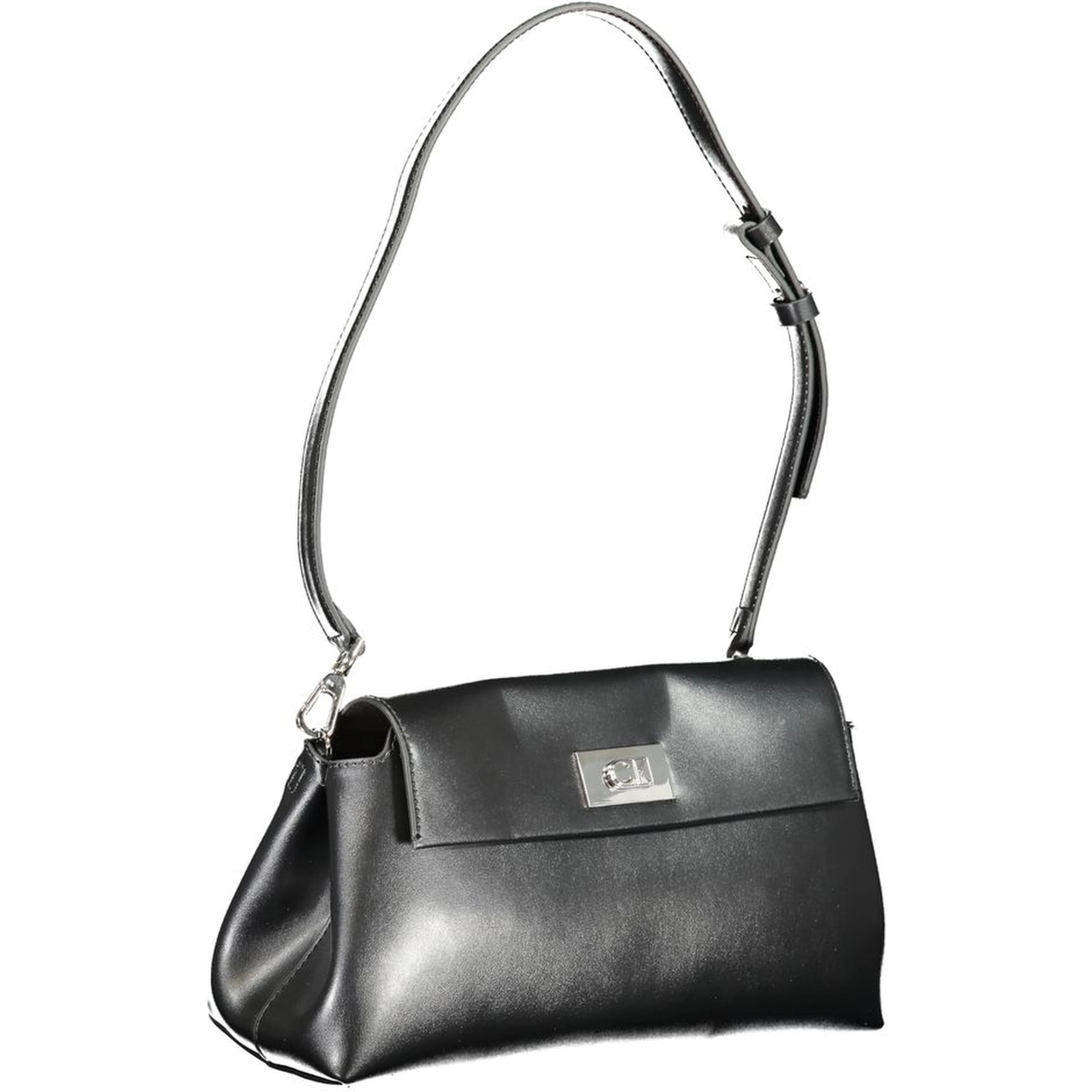 Black Polyester Handbag