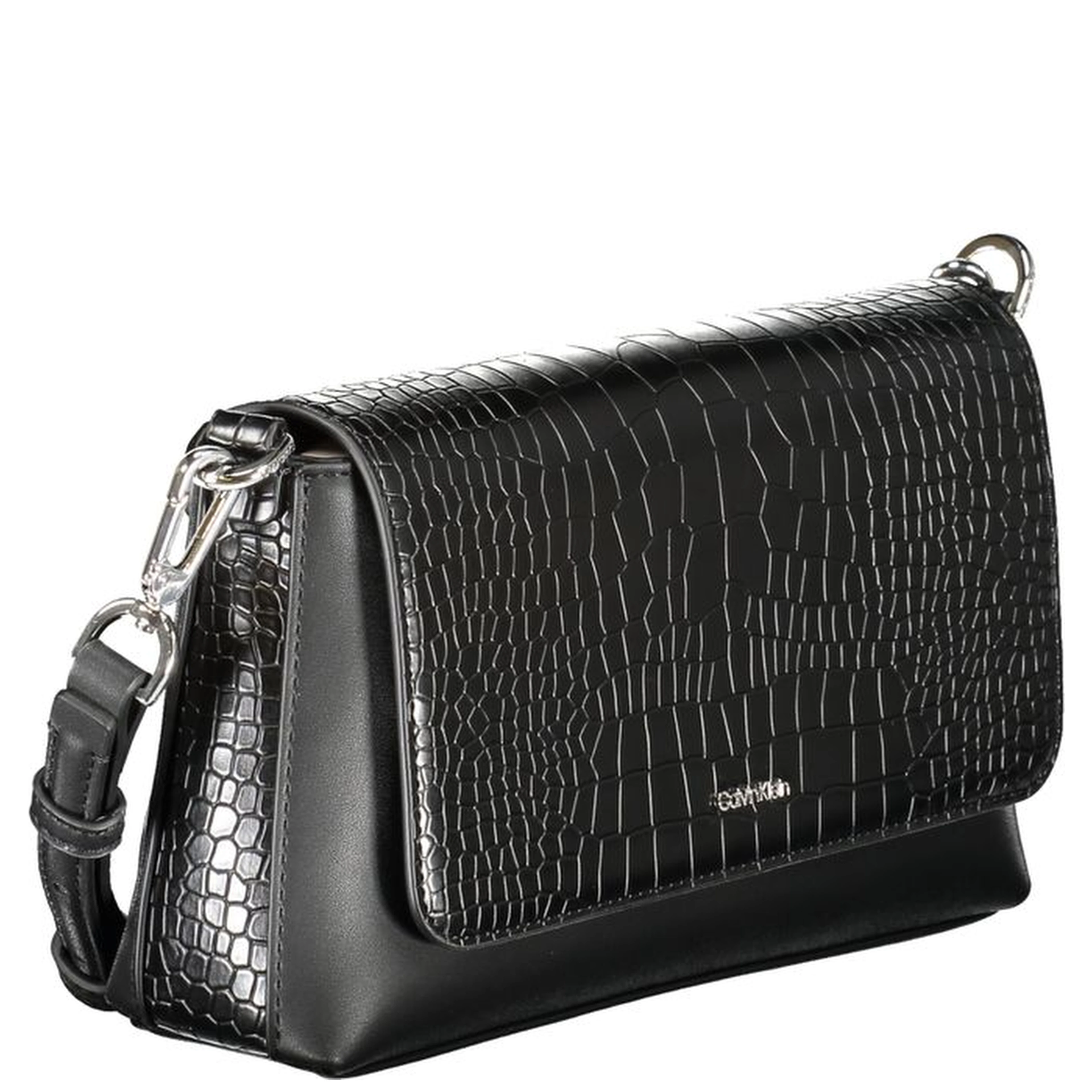 Black Polyester Handbag