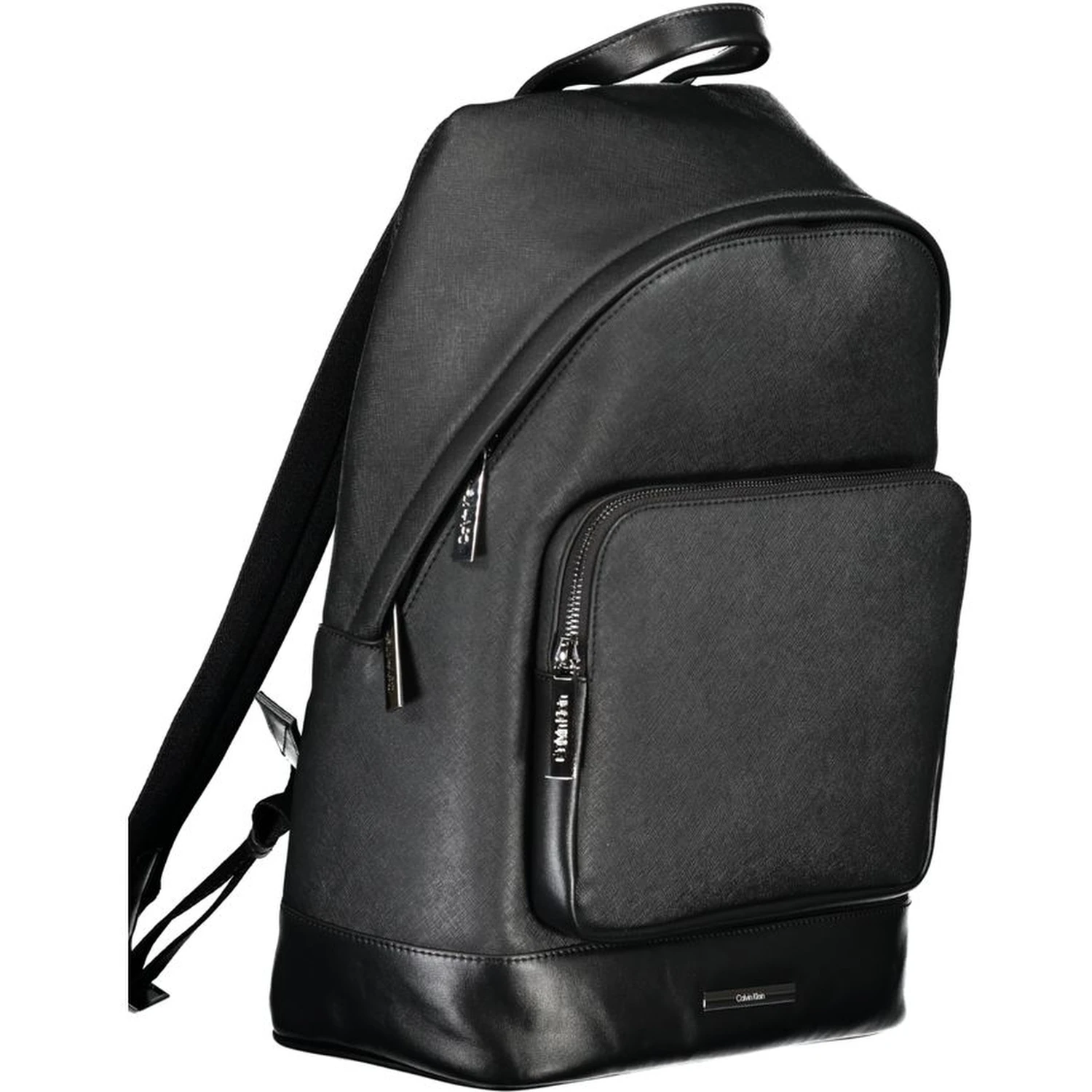 Black Polyester Backpack