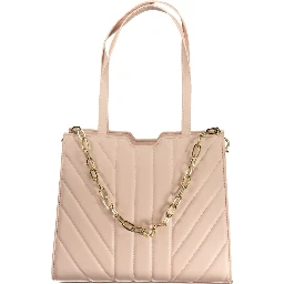 Pink Polyethylene Handbag